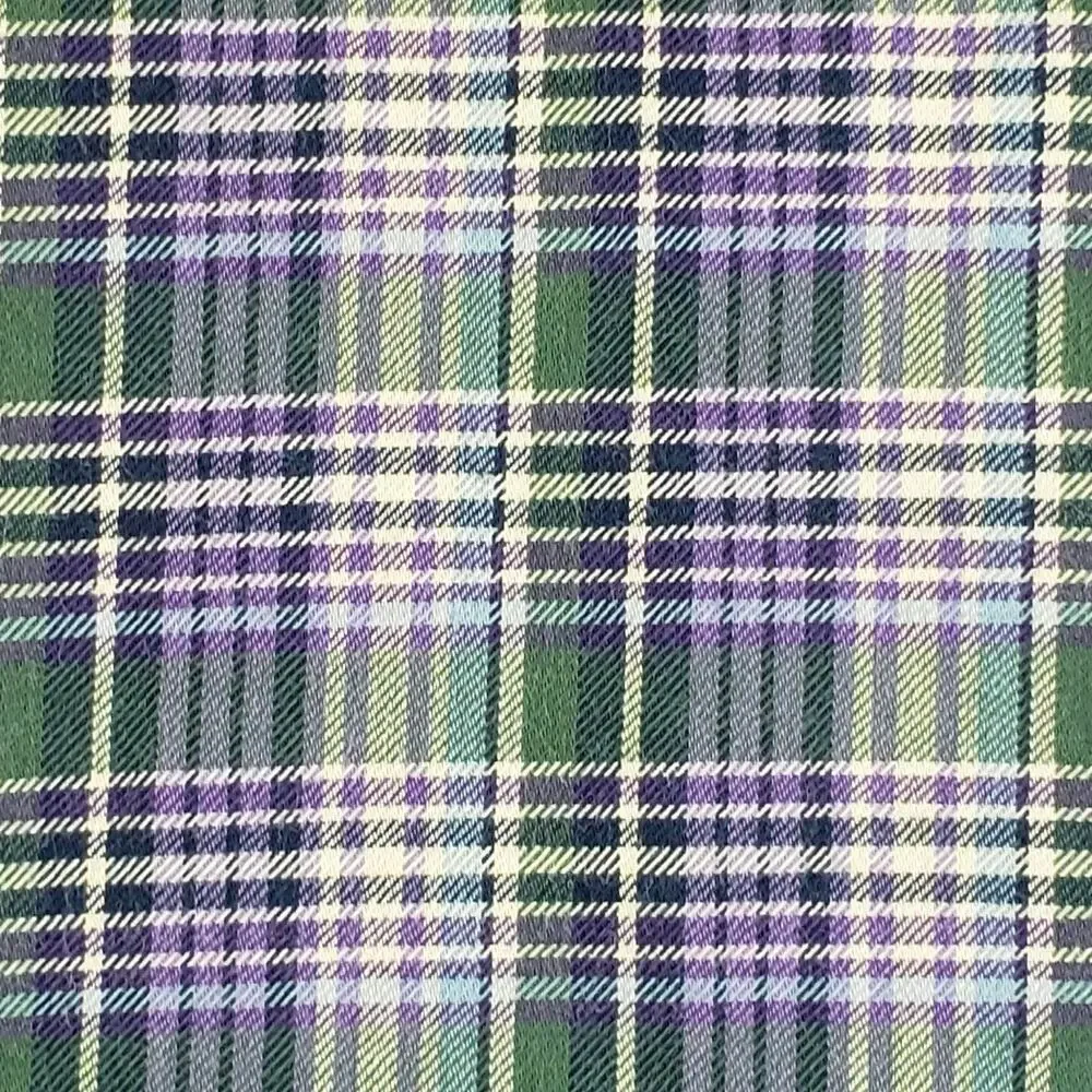 Polo Ralph Lauren Shirt Oxford Button Down Purple Green Plaid LS Size Large L ?